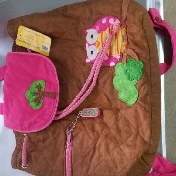 Quilted Backpack Owl - Picture 1 of 4